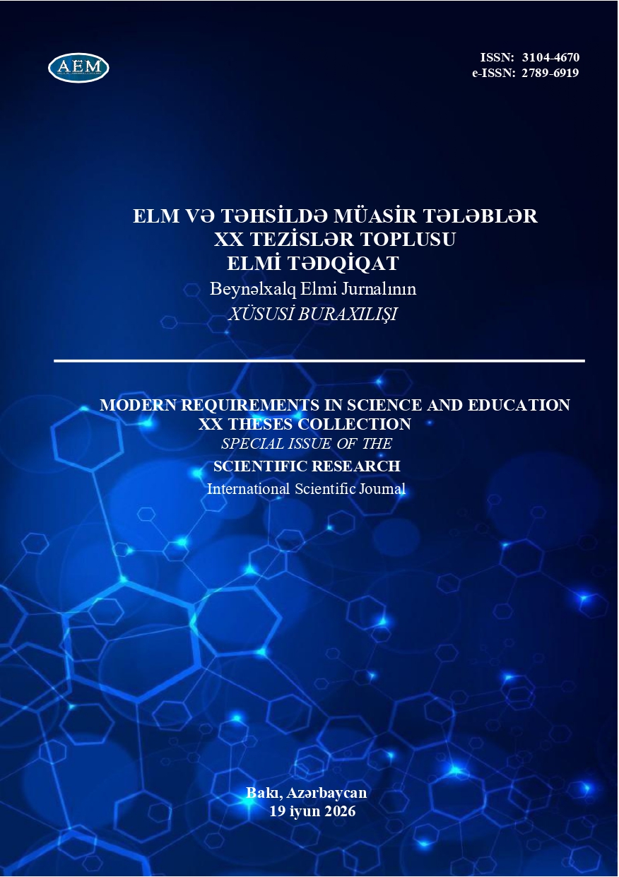 MODERN REQUIREMENTS IN SCIENCE AND EDUCATION XX THESES COLLECTION